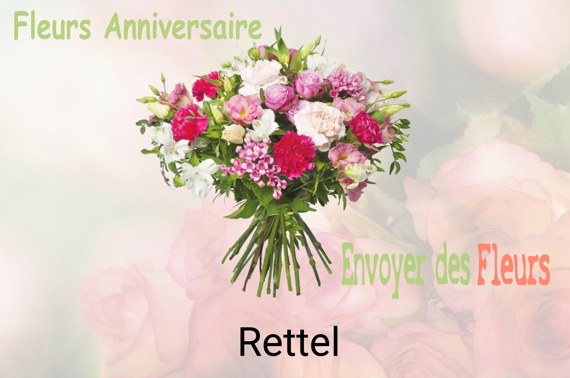 Bouquet de fleurs d’anniversaire livré à Rettel