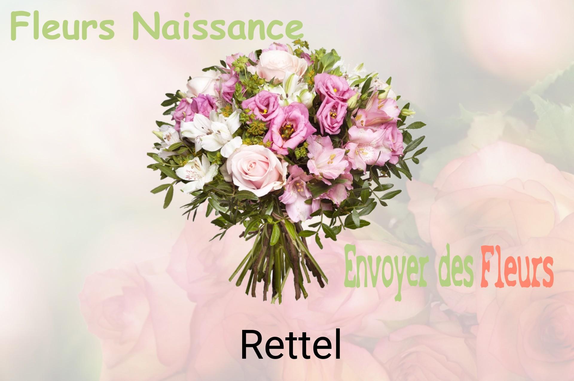 Bouquet de fleurs de naissance livré à Rettel